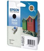 Epson T036 Black Ink Cartridge (Beach Huts) (C13T03614010)